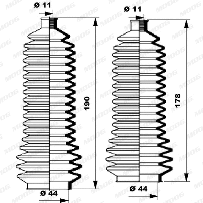 Bellow Kit, steering