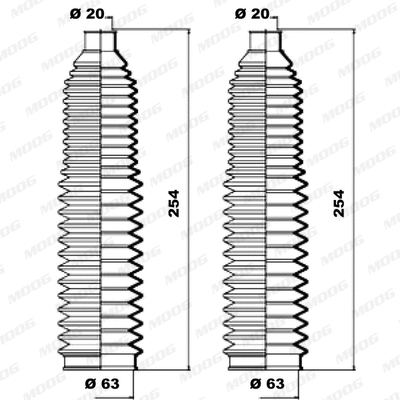 Bellow Kit, steering
