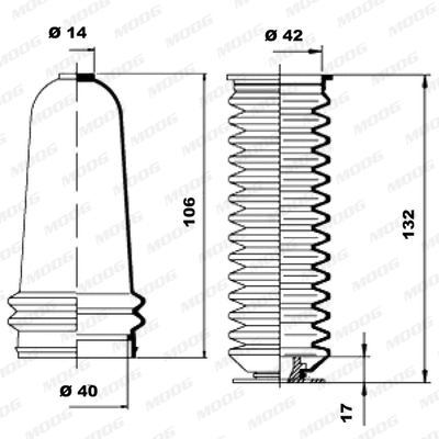 Bellow Kit, steering