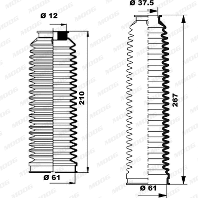 Bellow Kit, steering