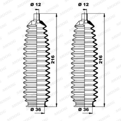 Bellow Kit, steering