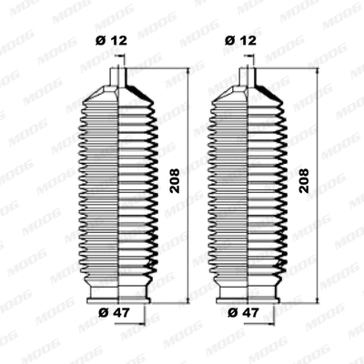 Bellow Kit, steering