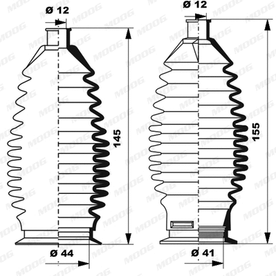 Bellow Kit, steering (K150261)