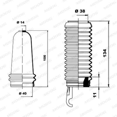 Bellow Kit, steering