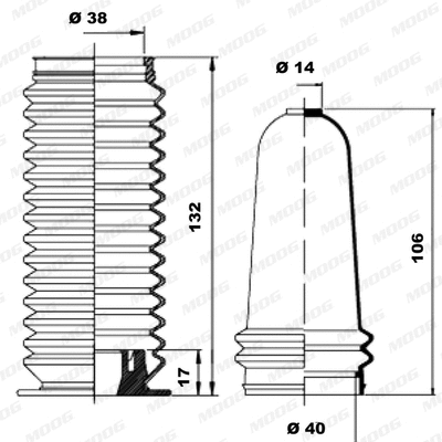 Bellow Kit, steering