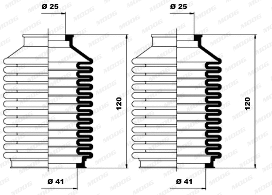 Bellow Kit, steering