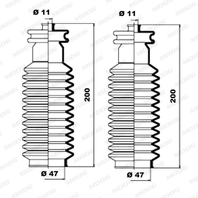 Bellow Kit, steering