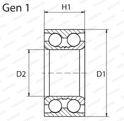 Wheel Bearing Kit (RE-WB-11479)