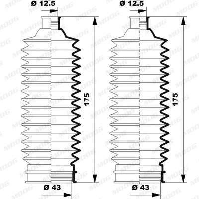 Bellow Kit, steering