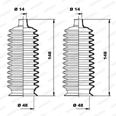 Bellow Kit, steering