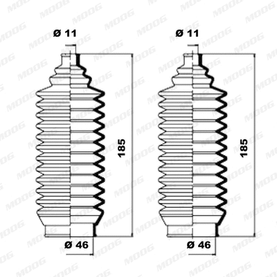 Bellow Kit, steering