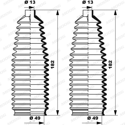 Bellow Kit, steering