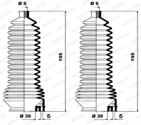 Bellow Kit, steering