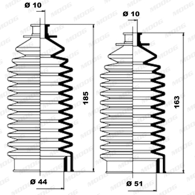 Bellow Kit, steering
