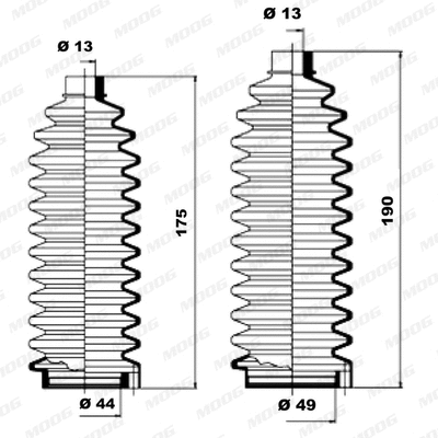 Bellow Kit, steering