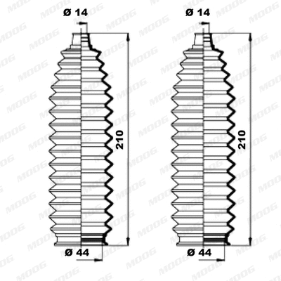 Bellow Kit, steering