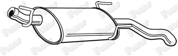 Rear Muffler (23097)