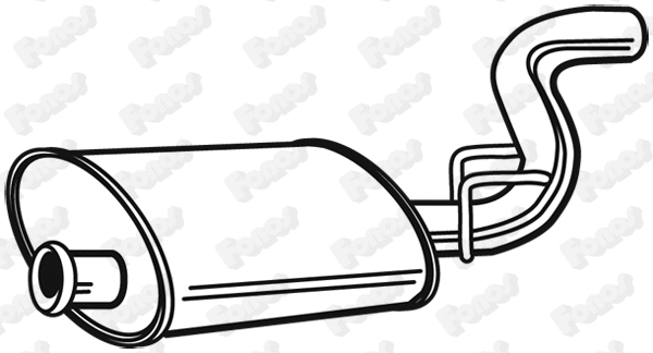 Rear Muffler (611418)