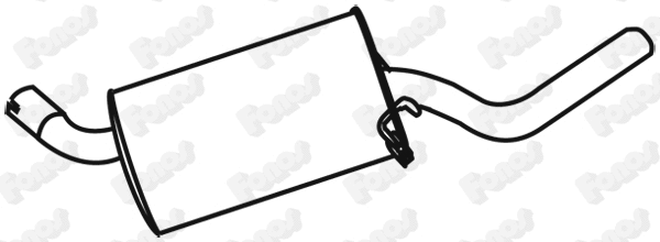 Rear Muffler (61969)