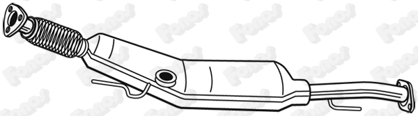 Soot/Particulate Filter, exhaust system (73174)