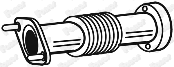 Corrugated Pipe, exhaust system (06124)