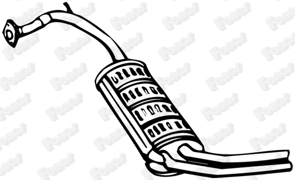 Rear Muffler (620006)