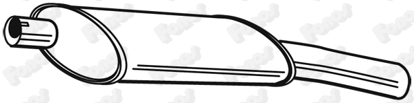 Rear Muffler (617444)