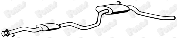 Centre Muffler (09657)