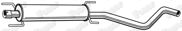 Centre Muffler (23427)