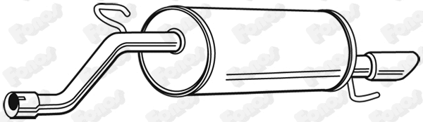 Rear Muffler (23352)