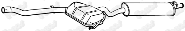 Rear Muffler (15561)