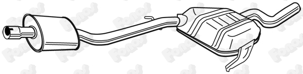 Centre Muffler (610843)