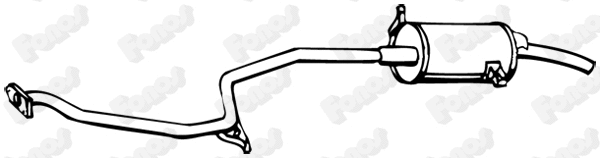 Rear Muffler (18139)