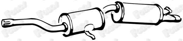 Rear Muffler (14713)