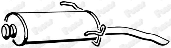 Rear Muffler (61565)