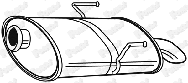 Rear Muffler (615221)
