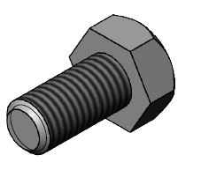 Bolt, exhaust system (83110)
