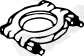 Clamping Piece, exhaust system (82519)