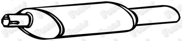 Rear Muffler (17357)