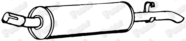 Rear Muffler (631722)