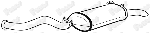 Rear Muffler (611237)