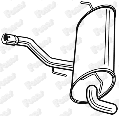 Rear Muffler (24119)
