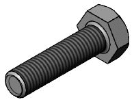 Bolt, exhaust system (83113)