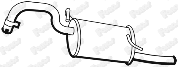 Rear Muffler (612718)