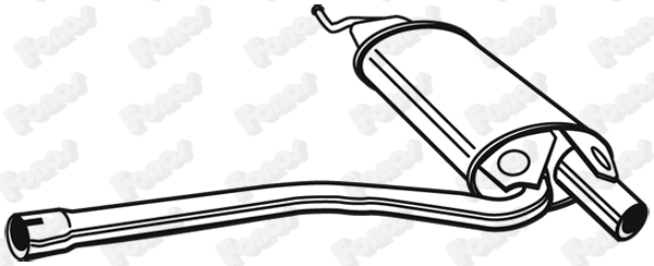 Centre Muffler (616326)