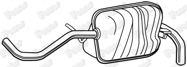 Rear Muffler (610626)