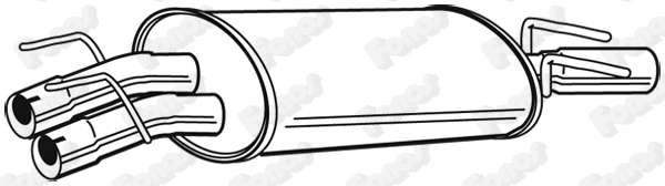 Rear Muffler (617773)