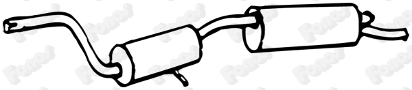 Rear Muffler (610008)