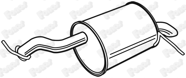 Rear Muffler (615984)
