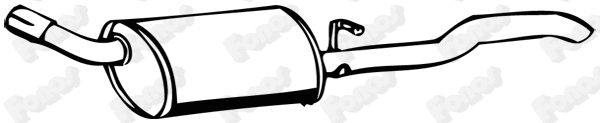 Rear Muffler (70303)